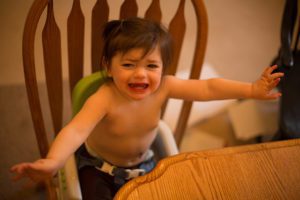 parenting with a toddler having tantrums