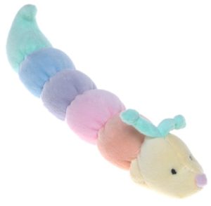 The original Gund mini caterpillar toy. (Image found at http://babagandme.blogspot.com/2012/10/baby-gund-mini-tinkle-crinkle.html)