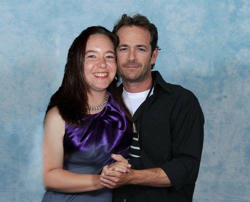 Photoshop of me and Luke Perry